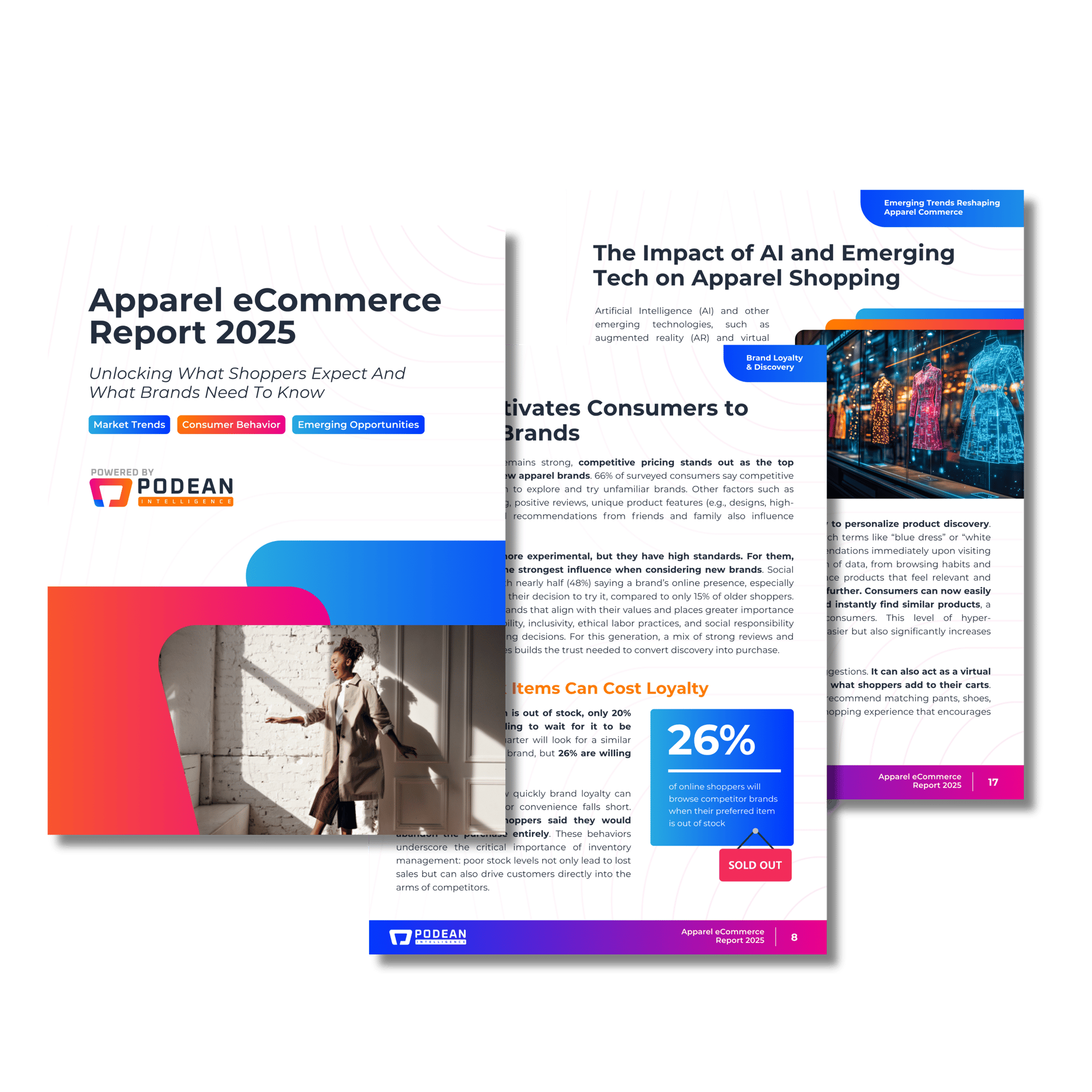 Podean's Apparel eCommerce Report 2025 (for Download Link)