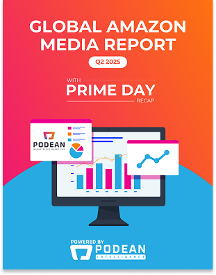 Global Amazon Media Report Q2 2025 with Prime Day Recap Cover